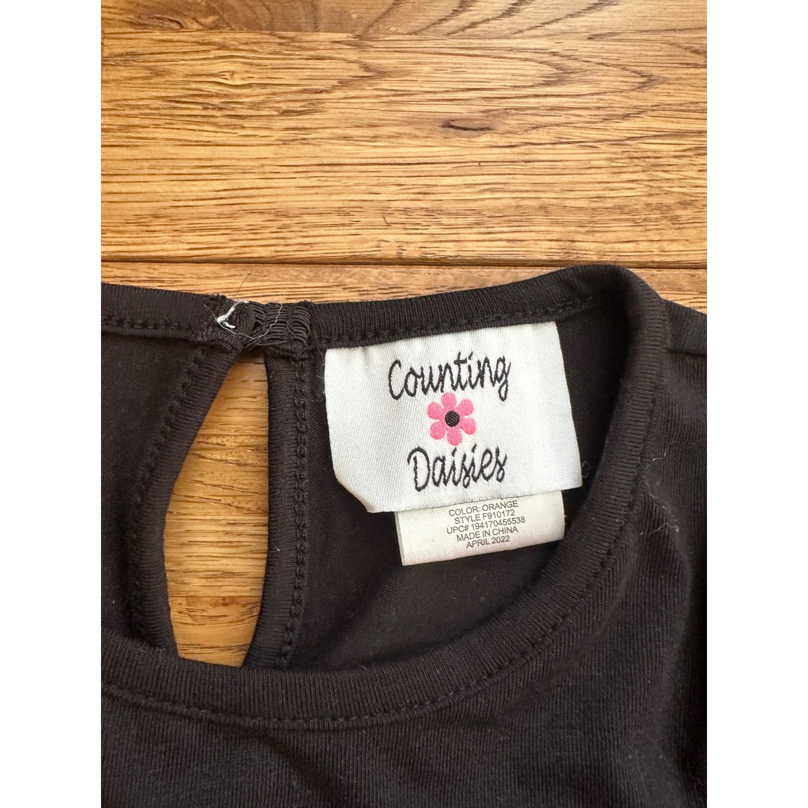 Counting Daisies Halloween Outfit 4T Black Cat Pumpkin Tutu Leggings Set