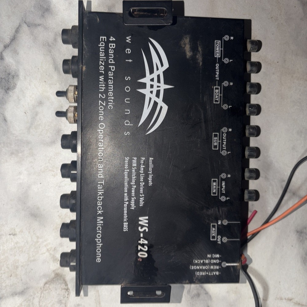 Wet Sounds WS 420 SQ Operation Equalizer