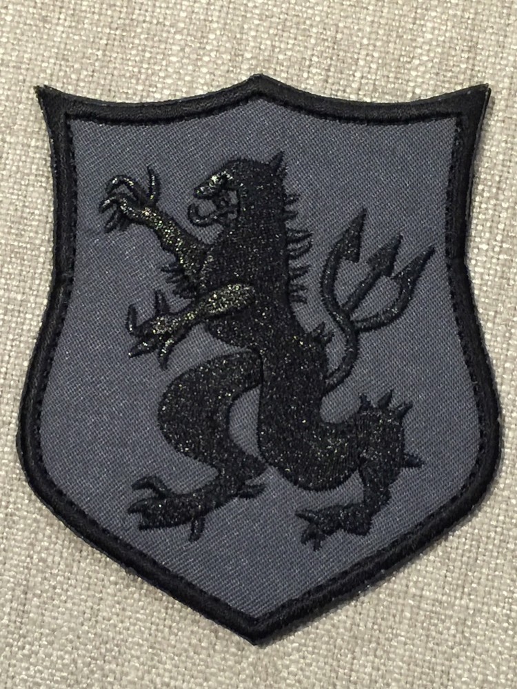 Navy SEAL Team6 DEVGRU GOLD SQUADRON Blue Armor Shield Lion Hook/Lp Patch
