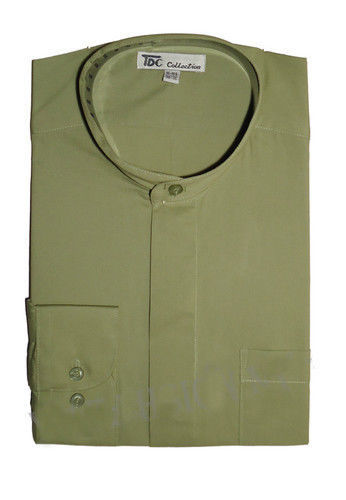 Fotino Landi TDC SG01 Men's Mandarin Collar Dress Shirt