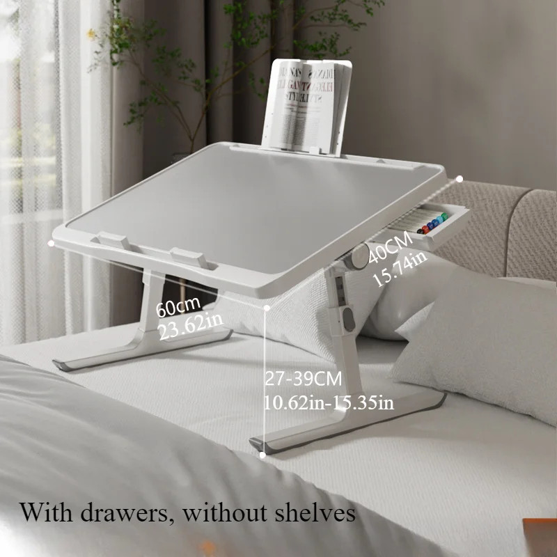 Foldable Laptop Bed Tray Table Height and Angle Adjustable Laptop Beds Tables US