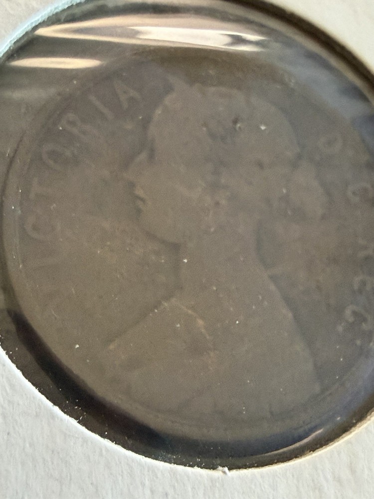 1876 H Newfoundland One Cent