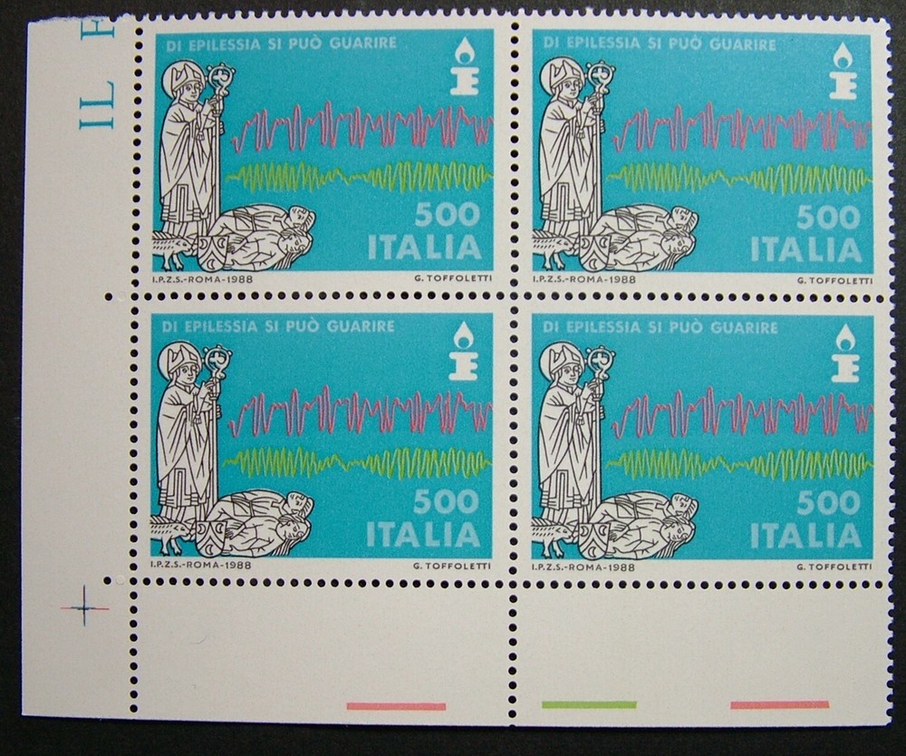 1988 Quartina The EPILEPSY MNh**