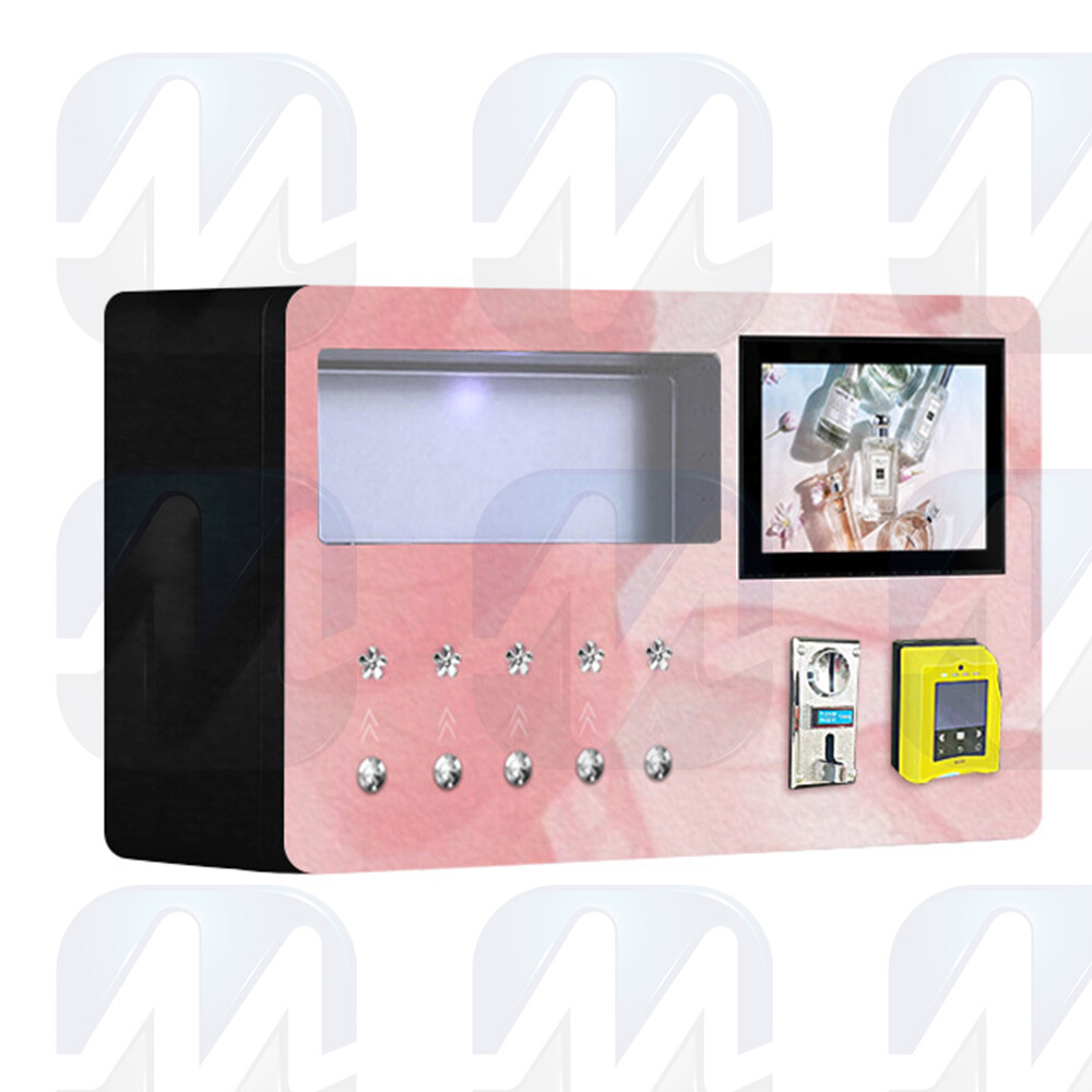 Wall Mounted Smart Operated Perfume Spray Vending Machine With Card Reader