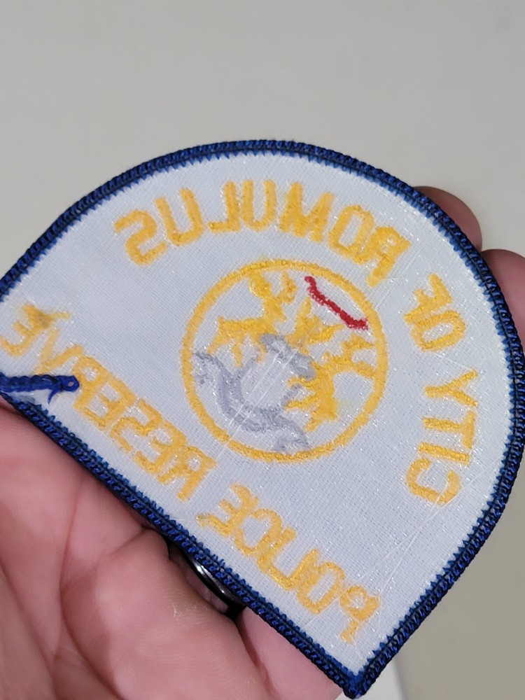 I2b Police patch Michigan Romulus Reserve