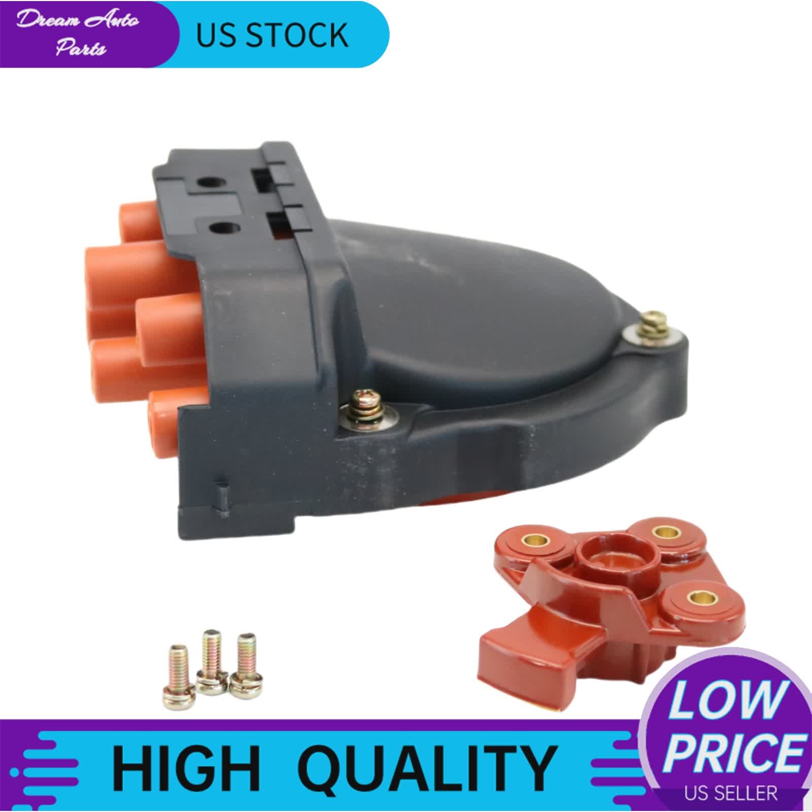 Ignition Distributor Rotor & Cap Kit New For BMW 325i 525i 533i 535i 733i M5 M6