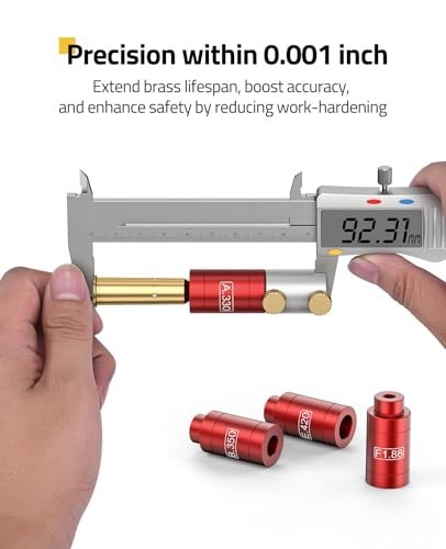 Headspace & Seating Depth Comparator Kit - 14 Inserts, 6 Bushings, Precision Mea