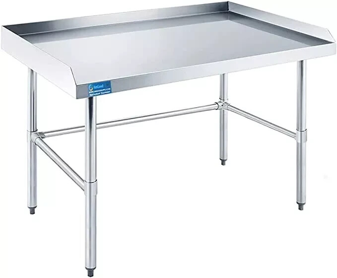 Commercial NSF Open Base Work & PrepTable 60"x24" w/ Backsplash & Side Splashes