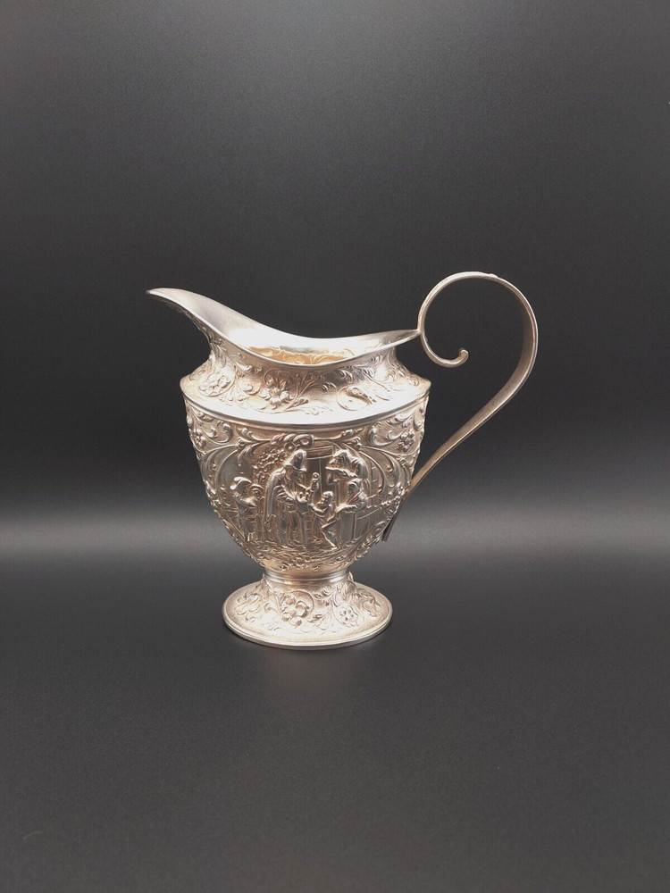 Silver Dutch Amsterdam Creamer Ornate