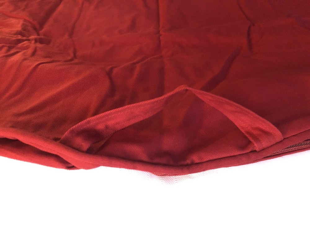 Pottery Barn Kids Anywhere Round Red Twill Slipcover 34” Diameter 14.5” Tall