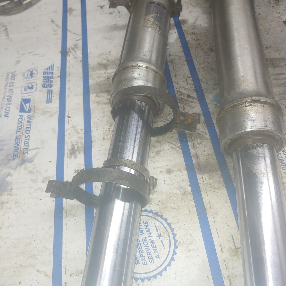 982 KDX450 front fork tubes with clamps TIM
