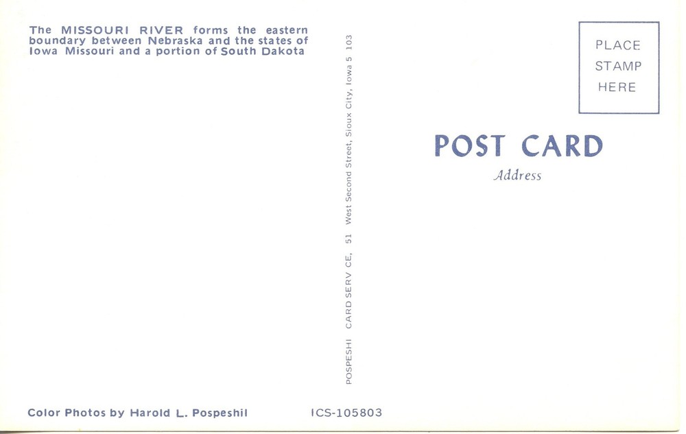 THE MISSOURI RIVER - PC1060