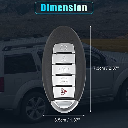 434MHz KR5TXN7 Replacement Smart Proximity Insert Keyless Entry Remote Key