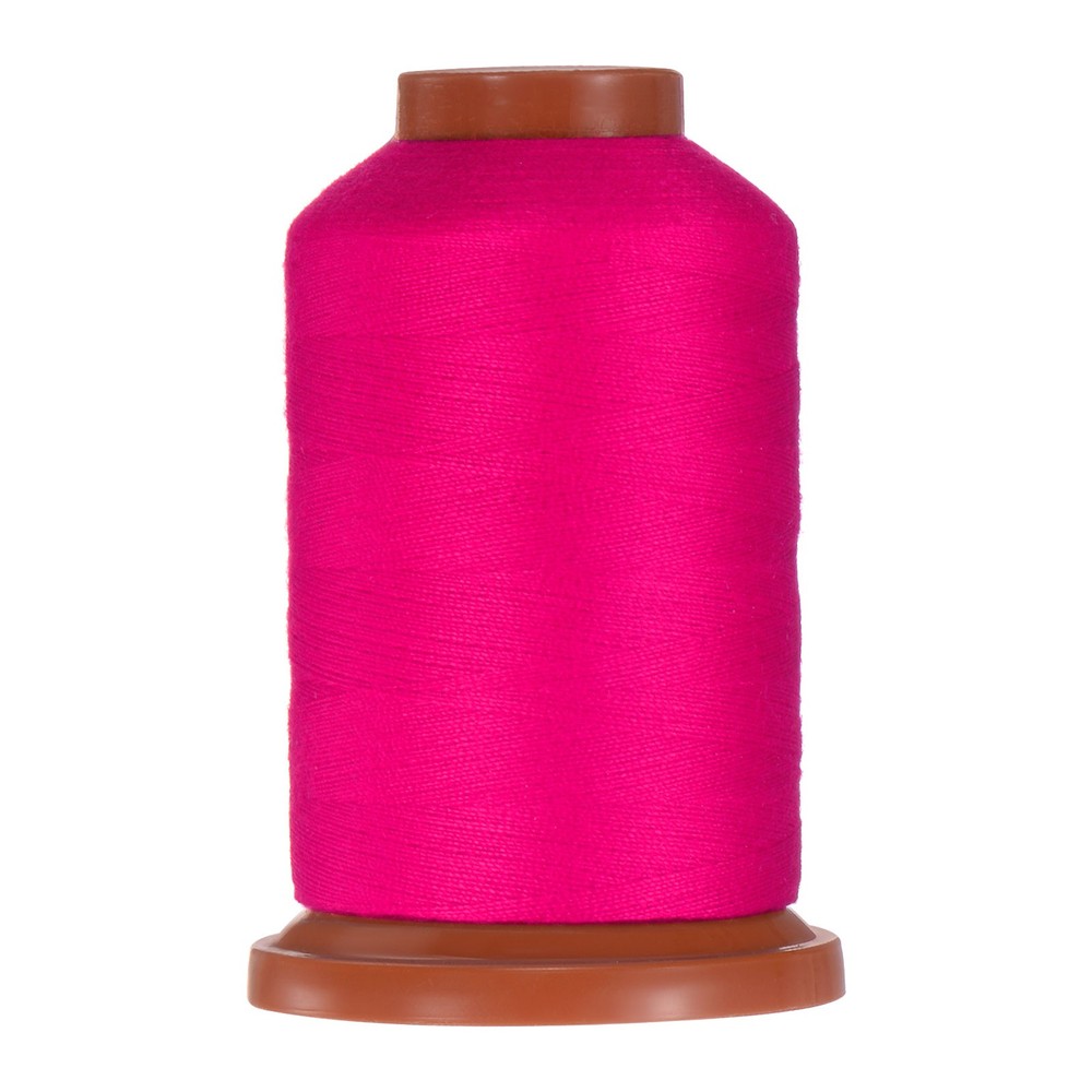 40D/2 Sewing Thread 1100 Yards Polyester Hand Sewing String Neon Pink