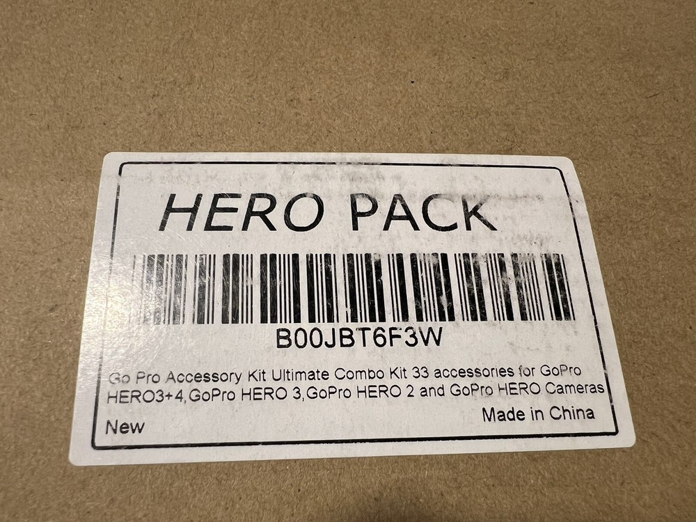 Evoplus Video Camera + Go Pro Accessory Kit 33 pieces Hero 2, 3, 4
