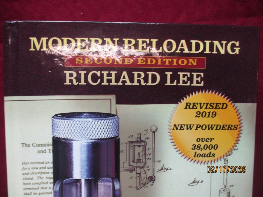 2019 Modern Reloading, 2nd Edition, Lee Precision , Richard Lee Reloading Manual