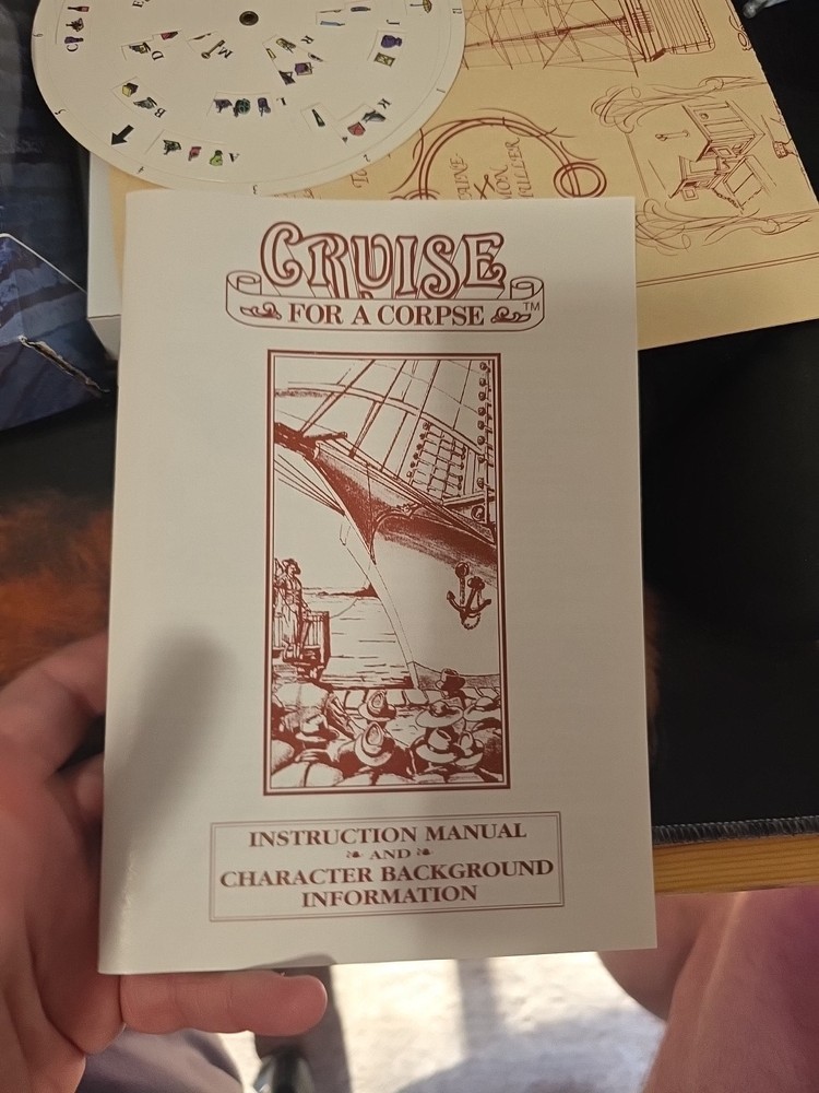 Cruise For A Corpse - for the Commodore Amiga - CIB With MAP