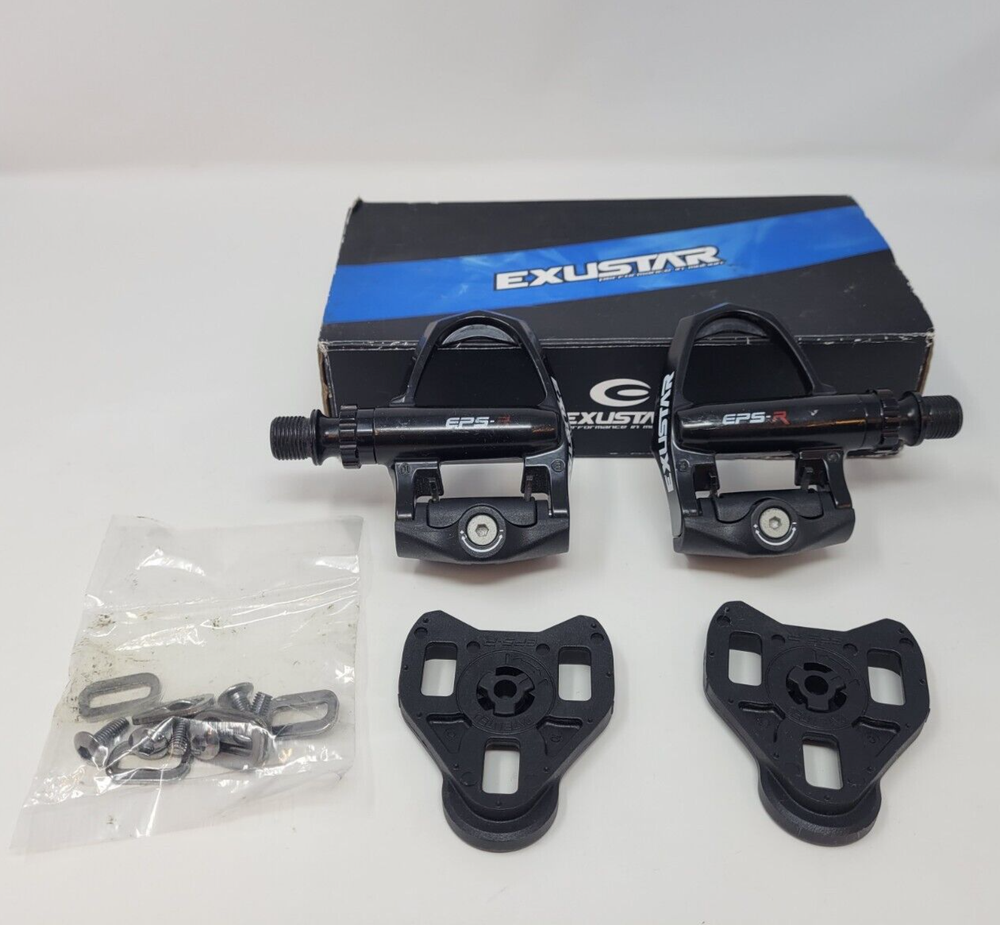 Exustar Clipless Road Pedals E-PR201 Black With Box