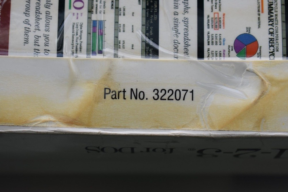 Lotus 123 for DOS Release 3.1+