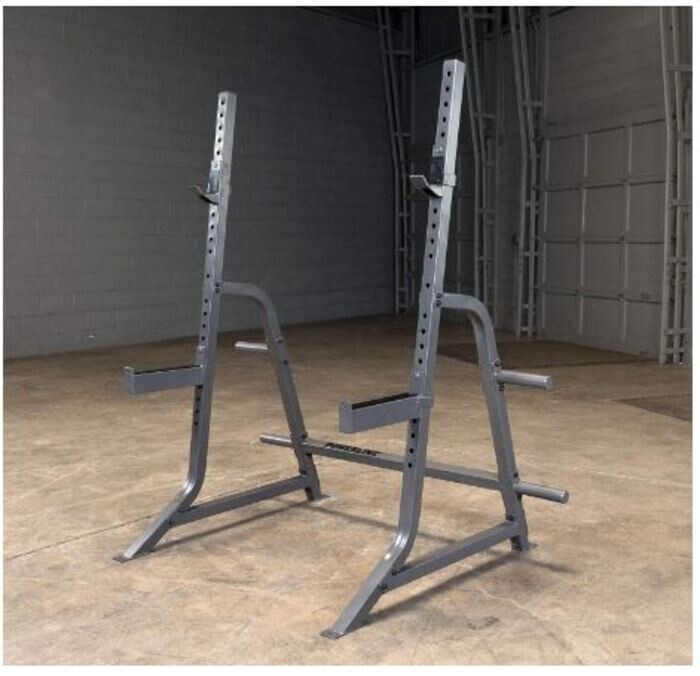 Body-Solid Powerline Adjustable Multi-Function Barbell Rack, 600 LB Capacity