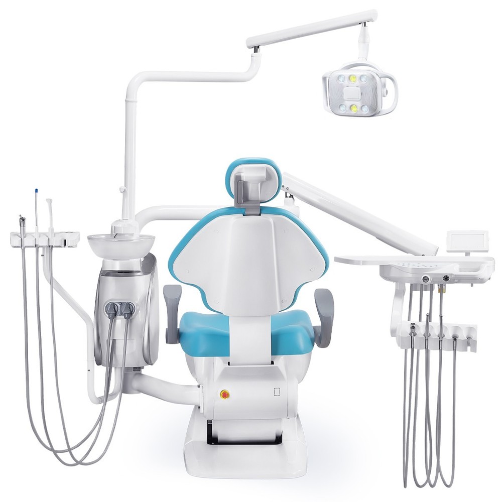 Dental Chair Unit Computer Controlled+ Stool/Portable Delivery Unit Compressor