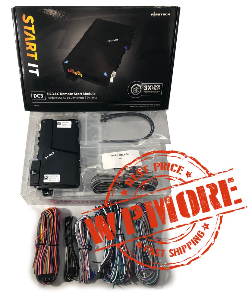 Firstech FT DC3 LC Remote Start IT + FT HRN DC3 LC Low Current Harnesses KIT
