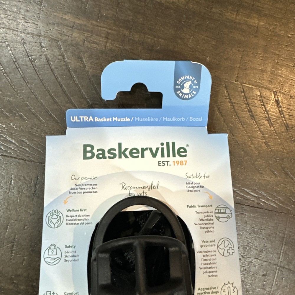 Baskerville Ultra Moldable Muzzle Size 2 Black