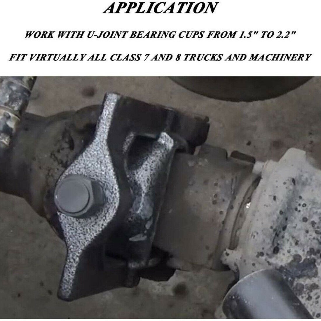 Heavy Duty Truck Class 7 & 8 Driveline U-Joint Puller Tool for 18N 17N 1760