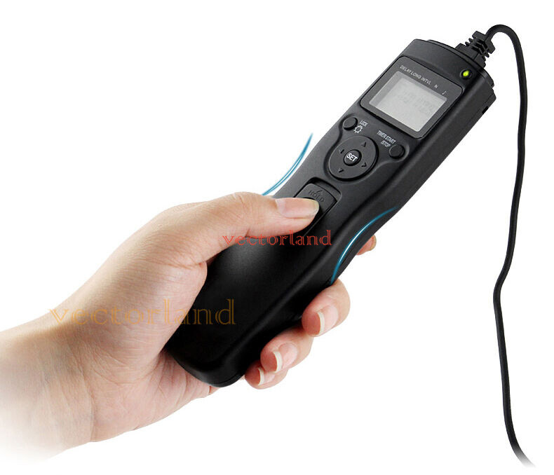 LCD Timer remote Shutter Release for Canon EOS 6D Mark II/ 5D Mark IV III II/ 7D