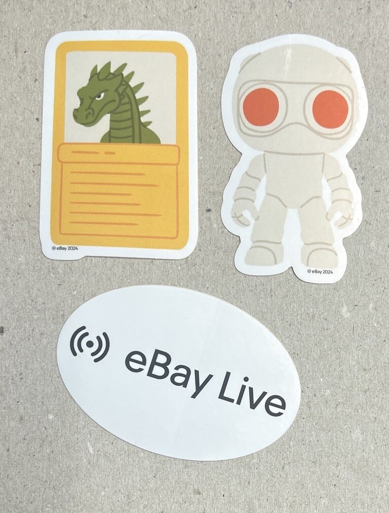 2024 NYCC eBay Sticker Set