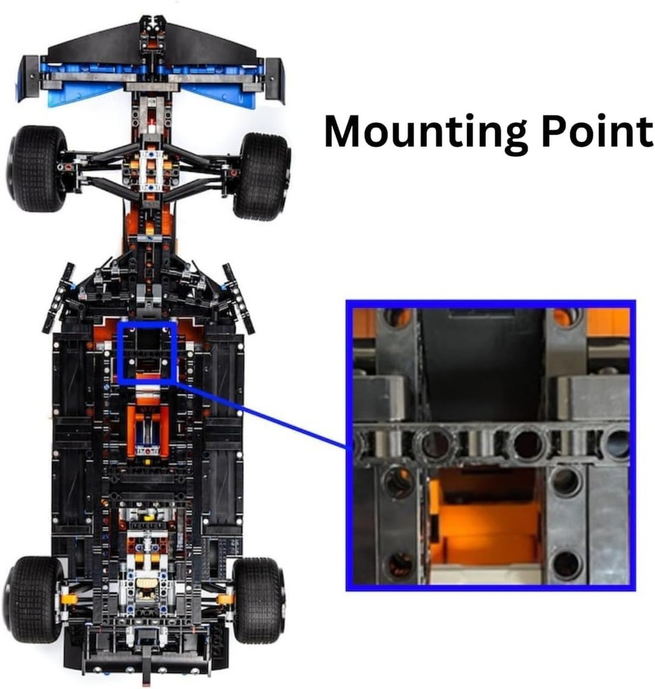 Brickify Wall Mount Bracket Compatible with Technic 42141 - Securely Display ...