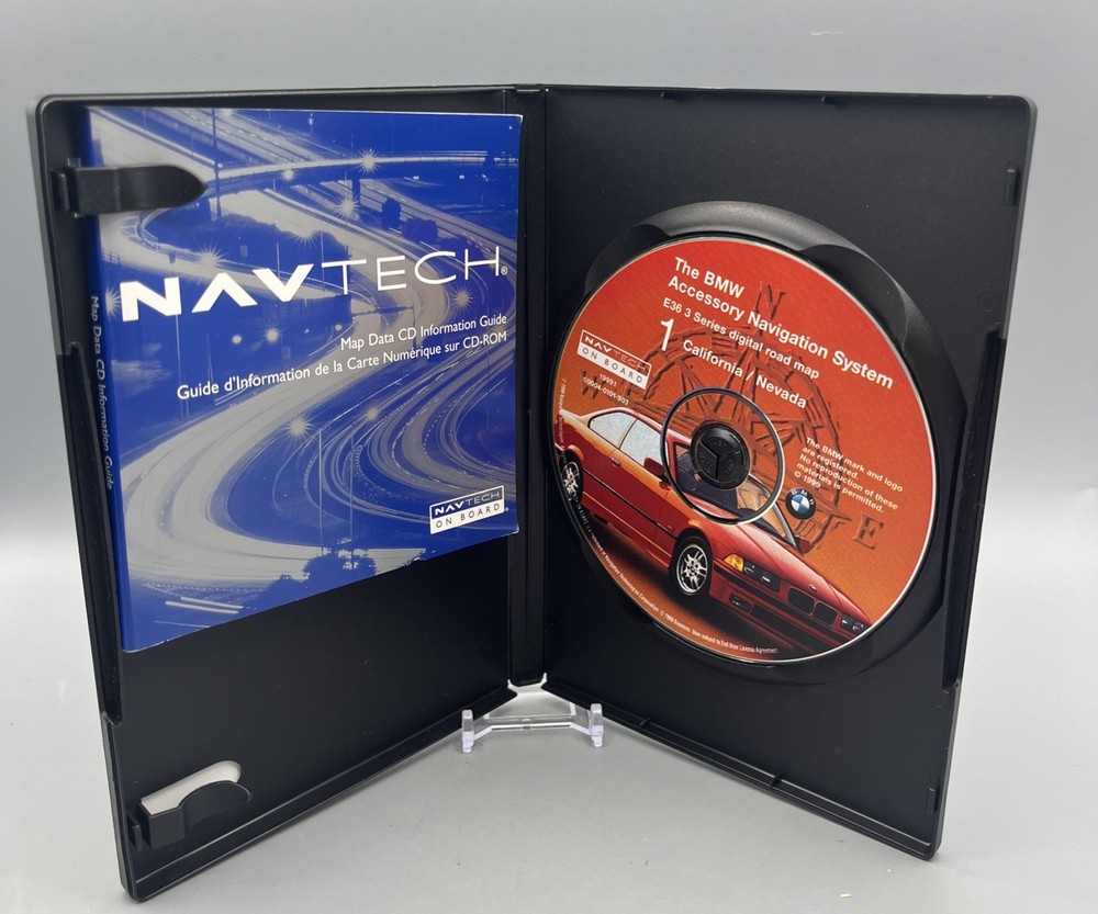 BMW E36 3 NAVIGATION DISC NAVTECH U.S. CD MAP 1 California/Nevada