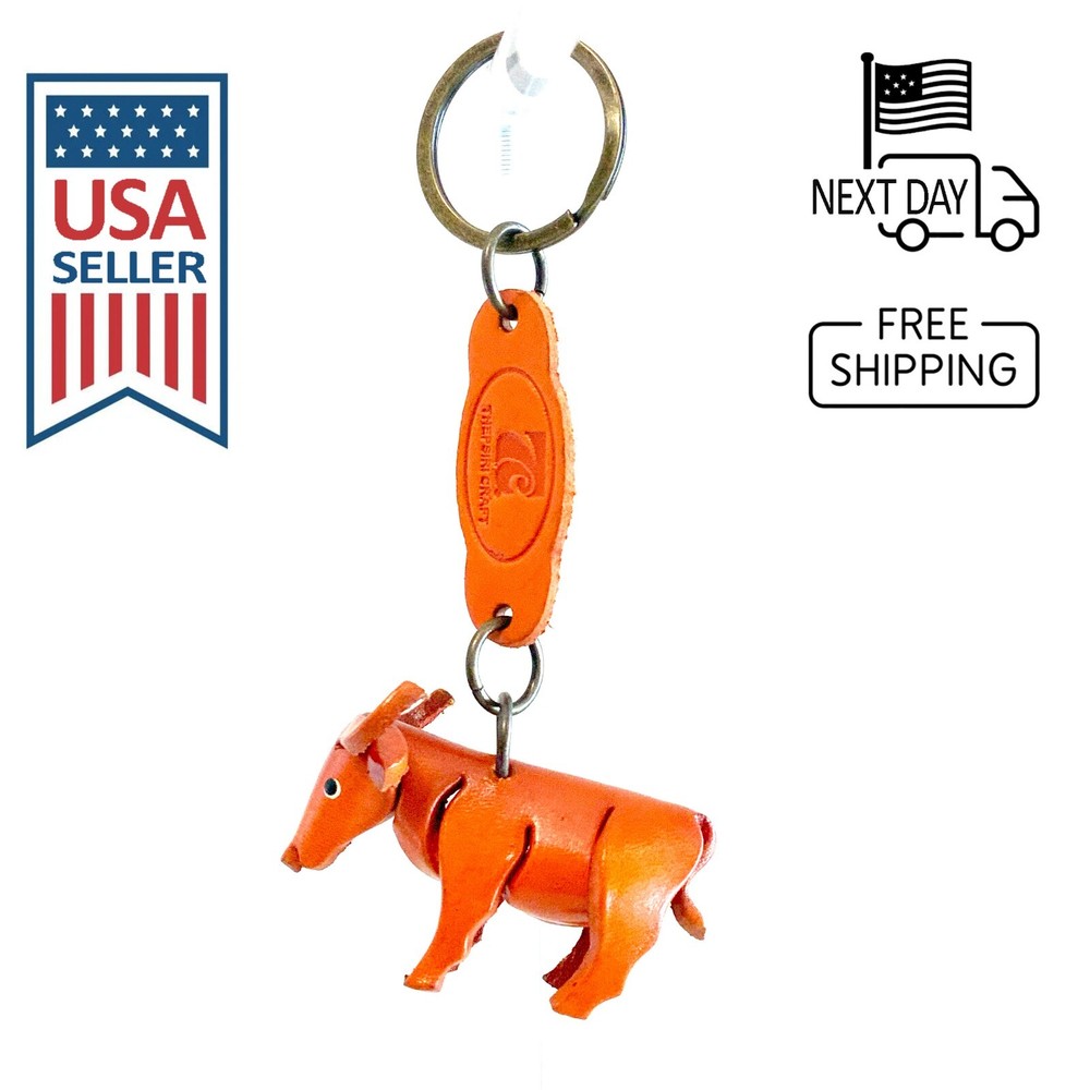 BUFFALO Handmade Leather Keyring