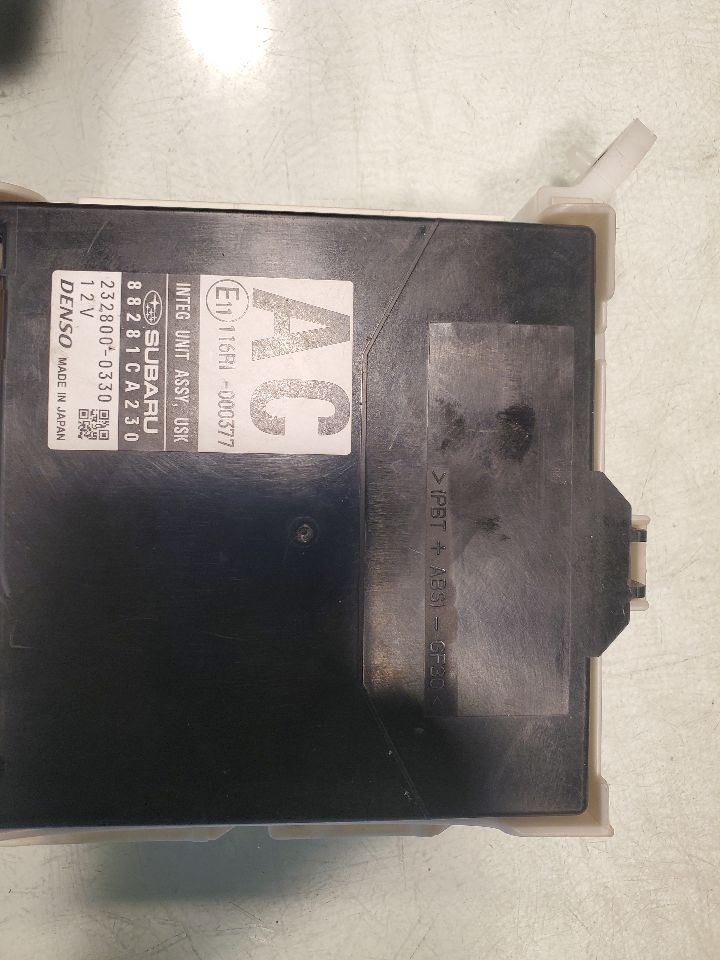 86 2017 Fuse Box Cabin