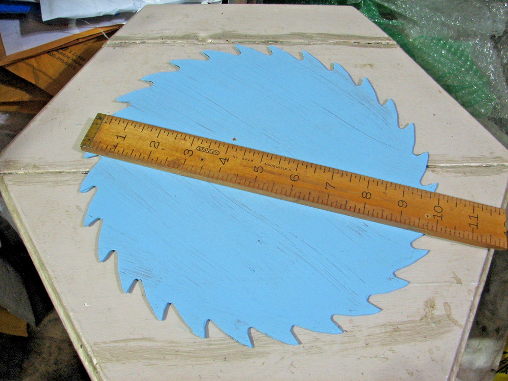 Beautiful Hand Painted Saw Blade