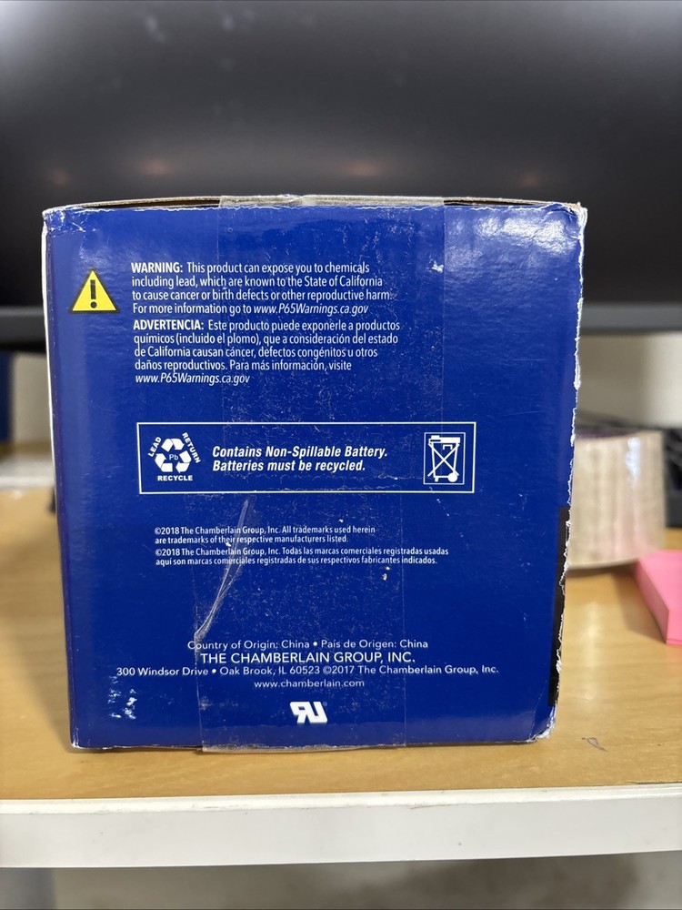 Chamberlain Battery Backup