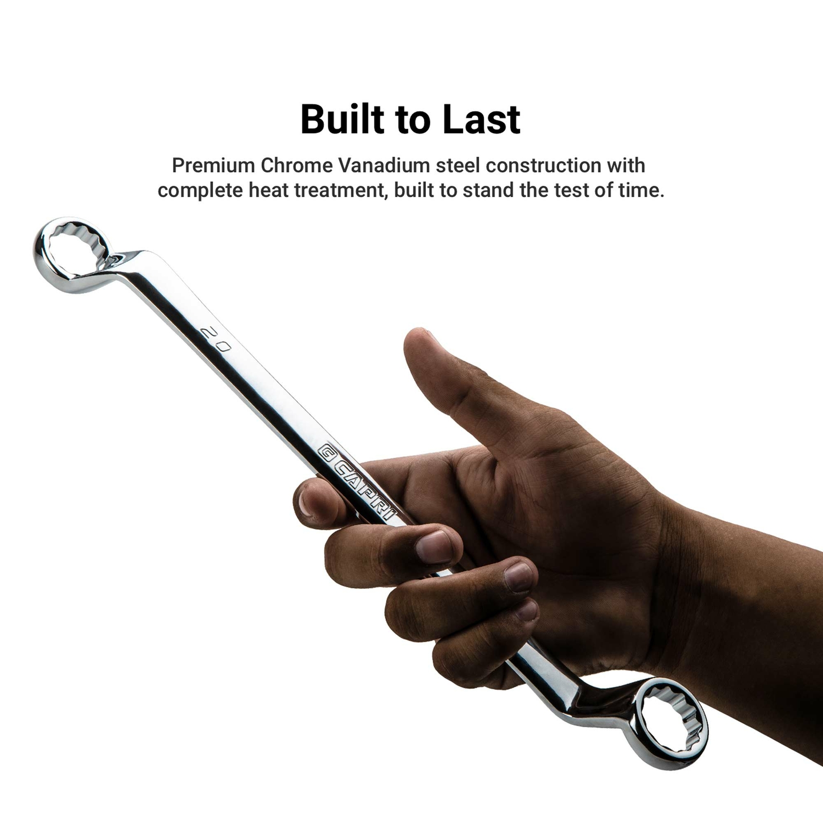 Capri Tools 75-Degree Deep Offset Double Box End Wrench