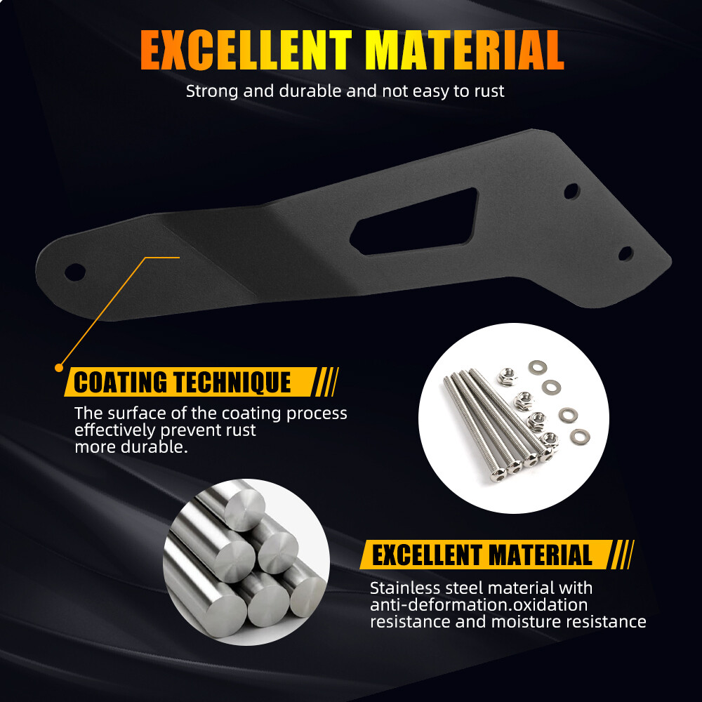 Roof For Can-Am Maverick X3 6D Curved 50" LED Light Bar Mount Kit +Bracket +wire