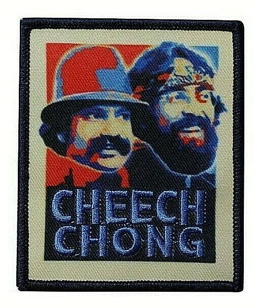 Cheech and Chong "Retro" Embroidered Patch new