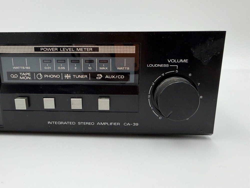 Fisher CA-39 Integrated Stereo Amplifier Texted Works