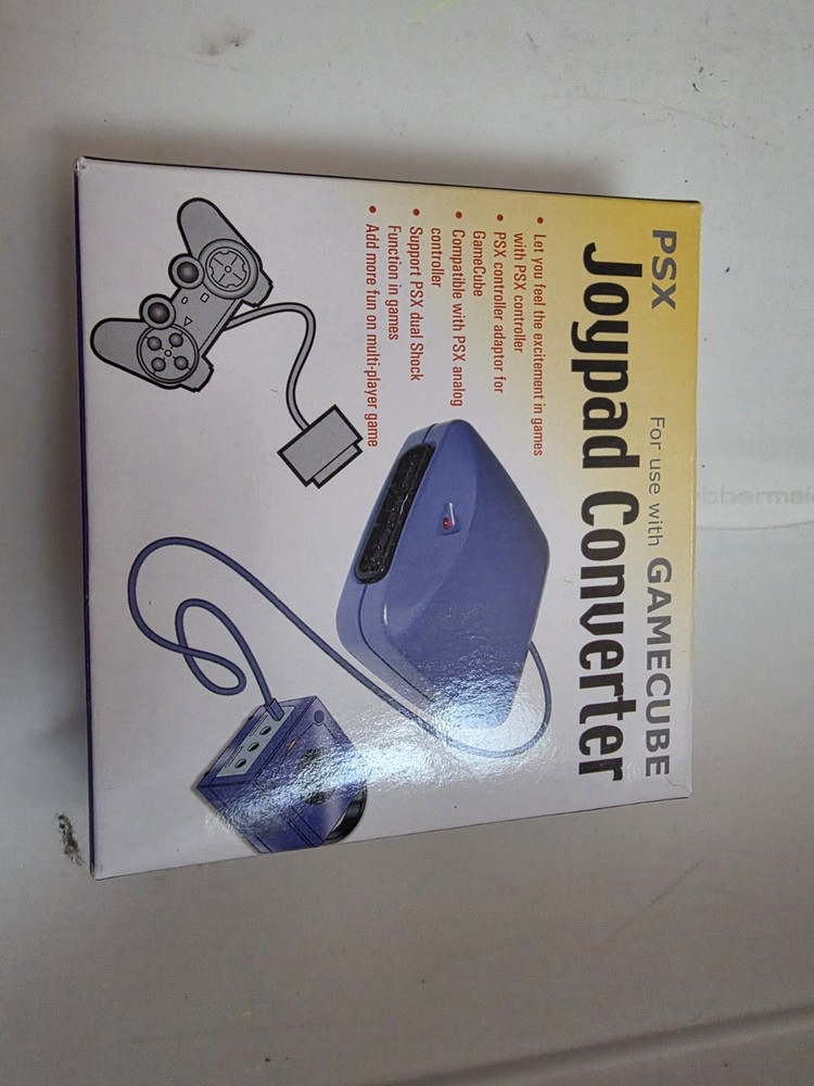 PSX GC PS Controller Adapter for GameCube New