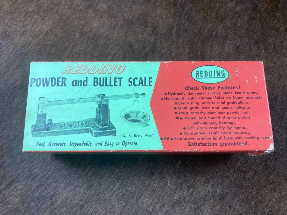 Redding Reloading Powder & Bullet Scale, 325 Grain, In Box