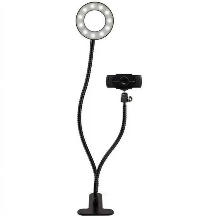 SLIDE CWB12BK USB 2.0 HD Webcam with Ring Light -Tested