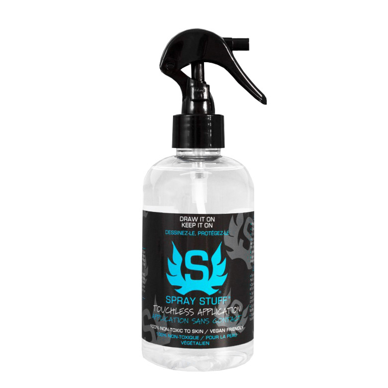 Spray Stuff Tattoo Stencil Transfer Hold Lock Solution 8oz Bottle Stencils