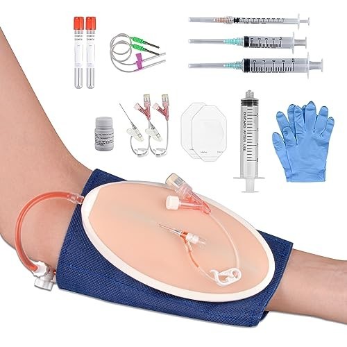 IV Insertion Practice Kit for Nursing Students - Venipuncture & Injection Traini