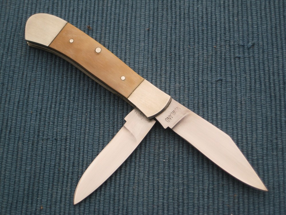 Rick Nowland Handmade 2-Blade Small Trapper