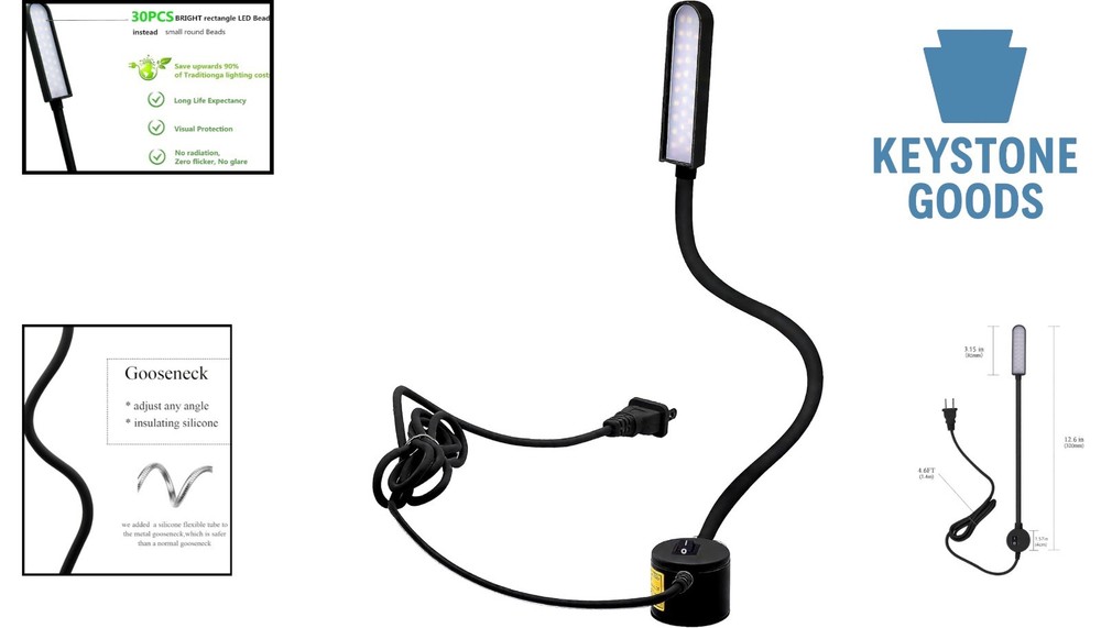30 LED Magnetic Work Light for Sewing & Crafting
