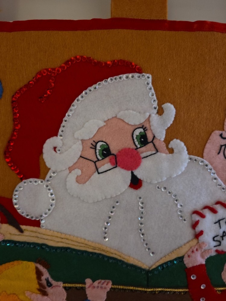 Bucilla Santa Wall Hangind 3593