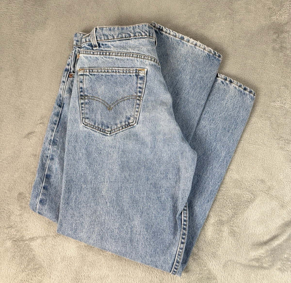 Vintage 1991 Levis 565 Jeans Wide Leg Loose Fit 33x30 Made in USA FREE SHIPPING