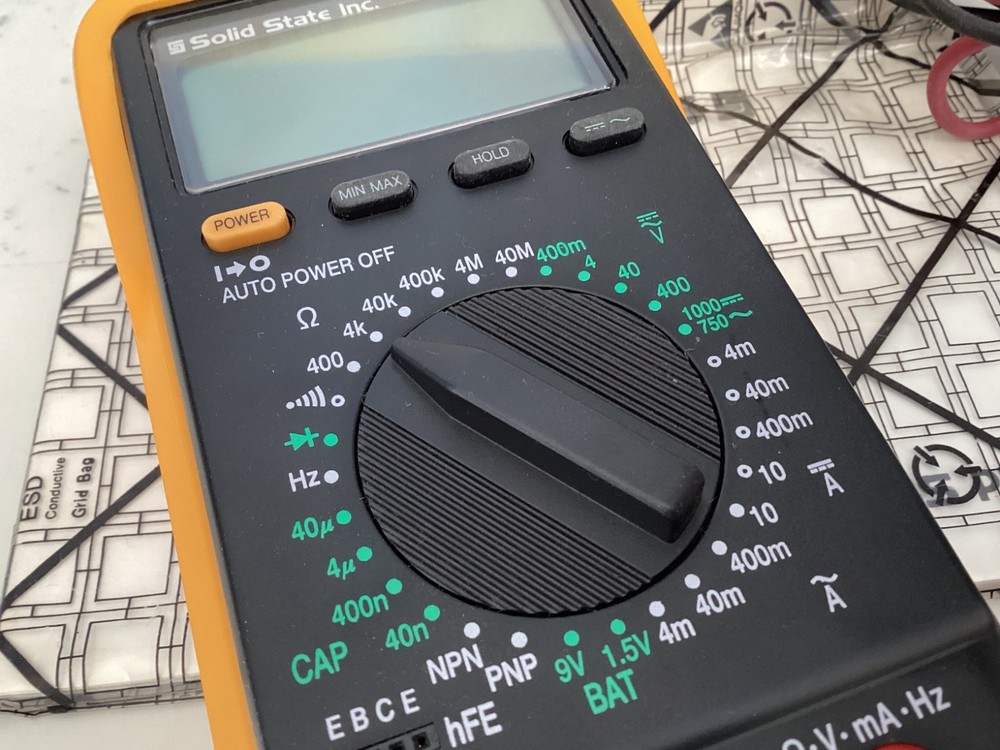 ORIGINAL BOX AUTHENTIC SOLID STATE INC. DIGITAL MULTIMETER SS33 (DM-332) NO RES